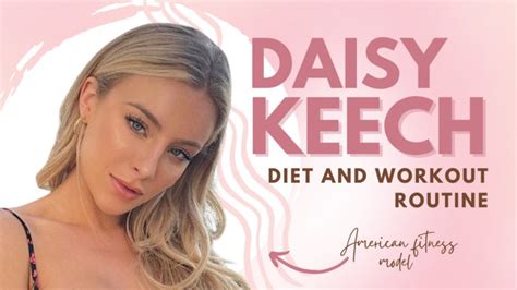 daisy keech workout|Daisy Keech Workout Routine and Diet Plan